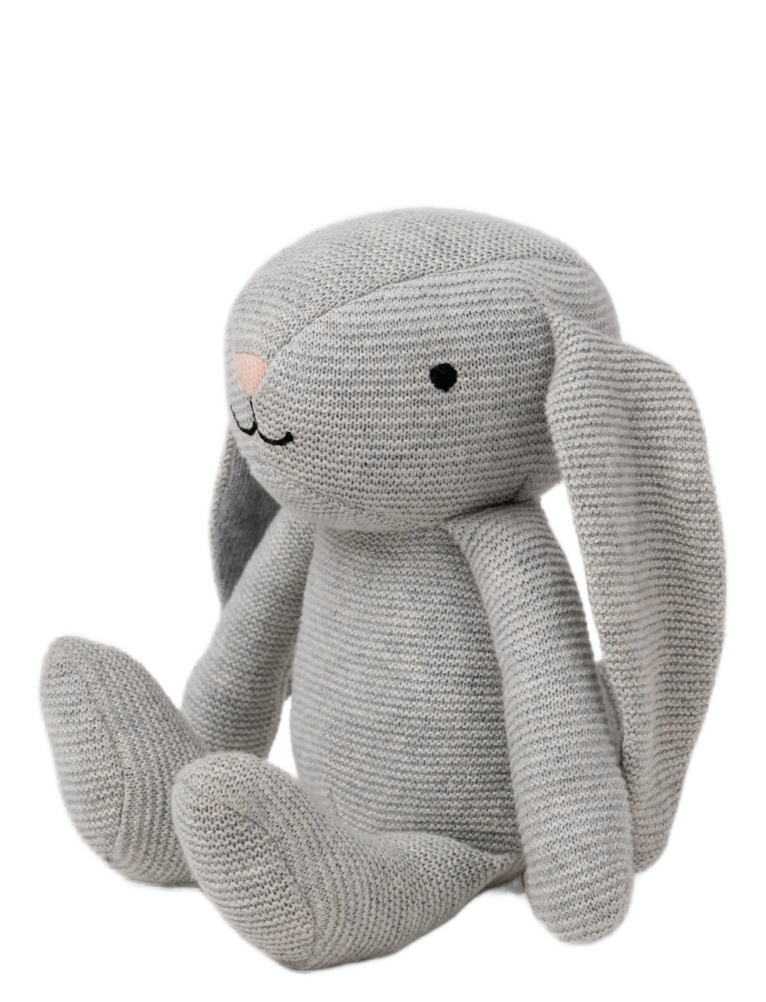 Teddykompaniet - Teddy baby, Organic Rabbit, Knitted - kuscheltiere - grey - 1