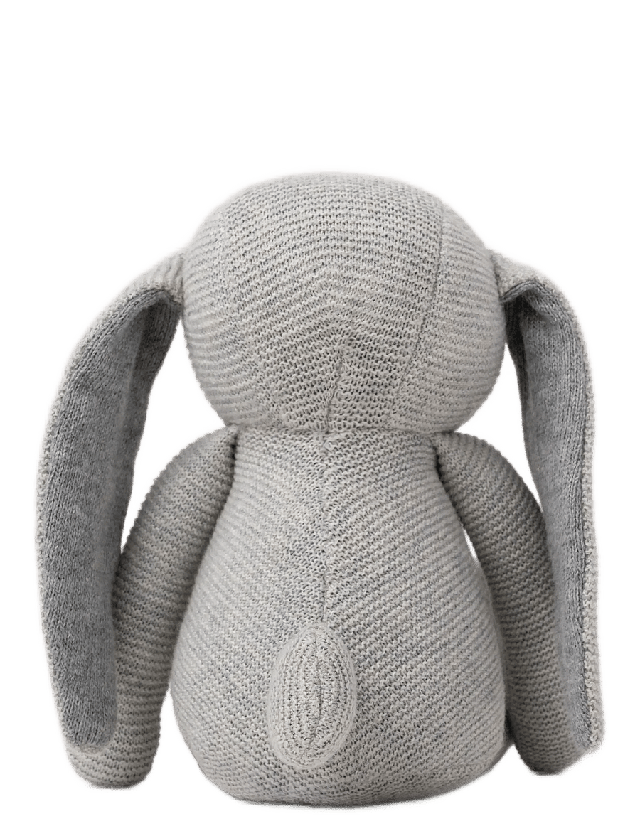 Teddykompaniet - Teddy baby, Organic Rabbit, Knitted - kuscheltiere - grey - 2