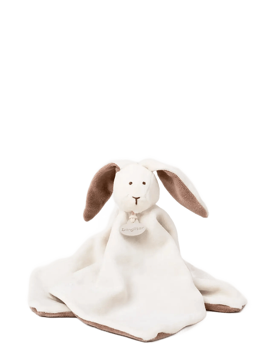 Teddykompaniet - Diinglisar Organic, Rabbit Doudou - kocyki - white - 1