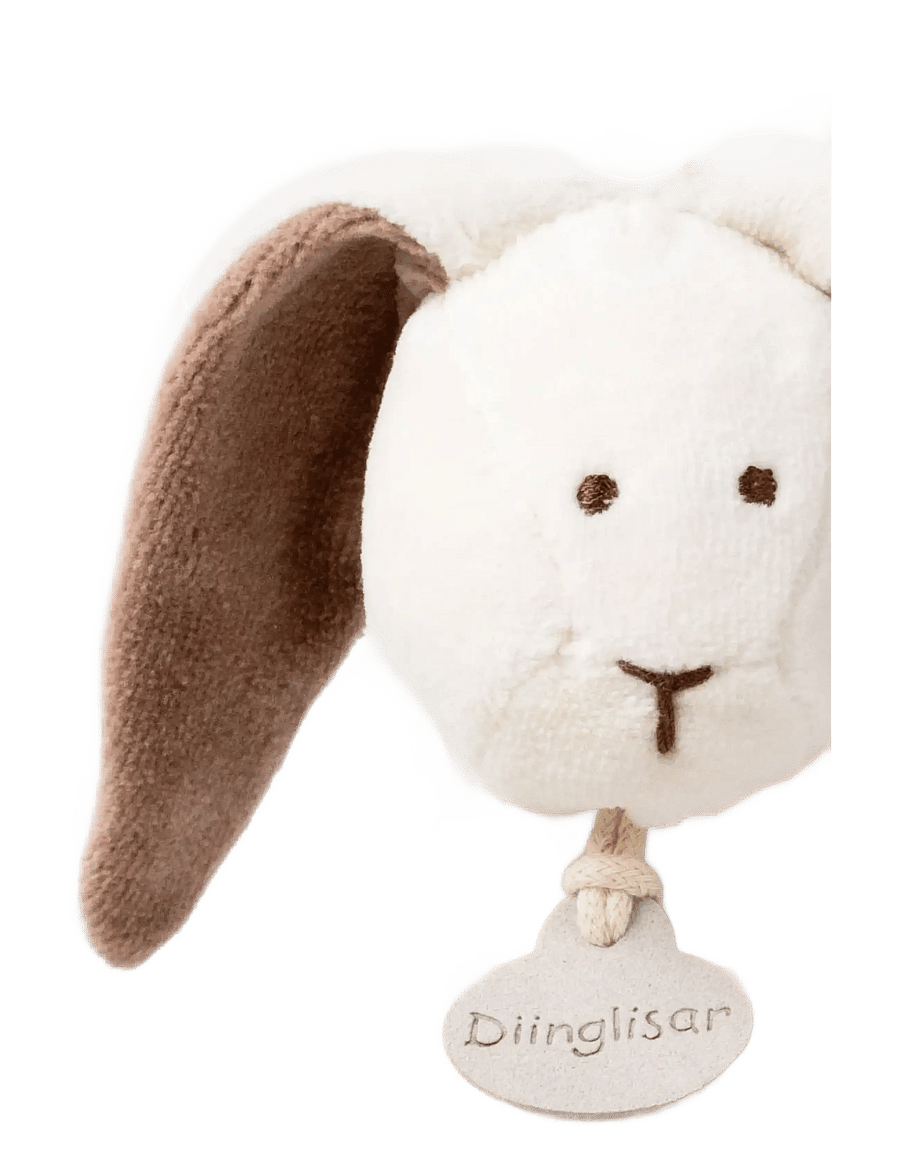 Teddykompaniet - Diinglisar Organic, Rabbit Doudou - kocyki - white - 2