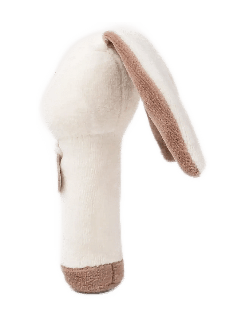 Teddykompaniet - Diinglisar Organic, Rabbit Rattle - rasseln - white - 1