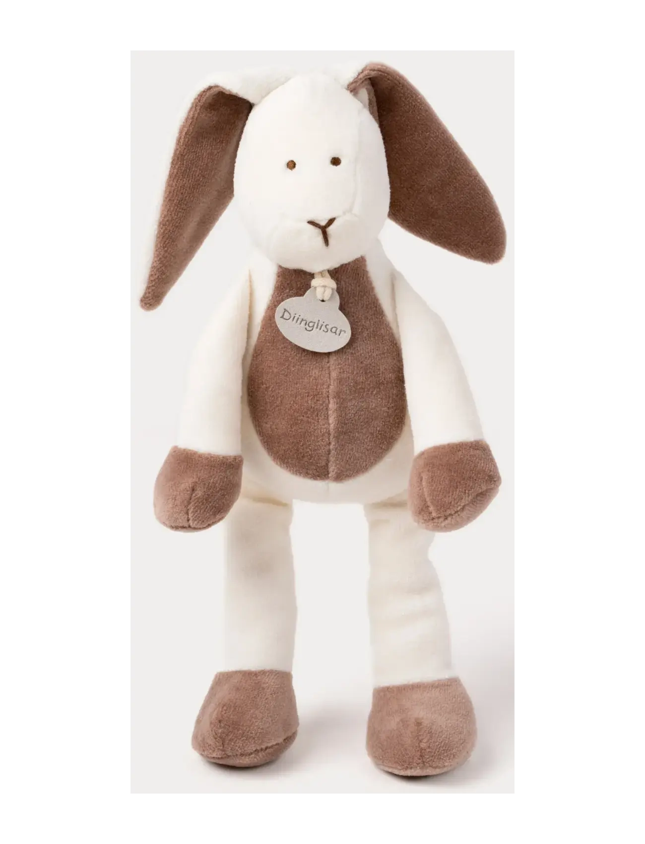 Teddykompaniet Diinglisar Organic, Rabbit, Børn, Stuffed Dyr, Brun, Str: 30 cm