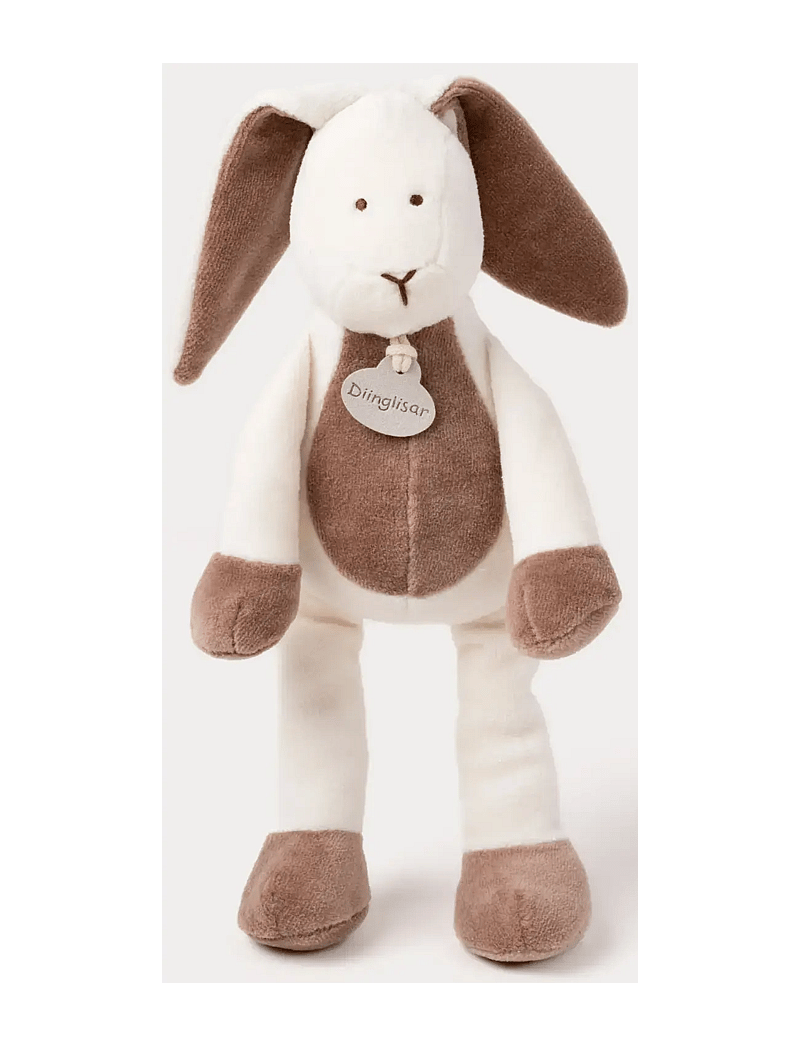 Teddykompaniet - Diinglisar Organic, Rabbit - pehmed loomad - white - 0