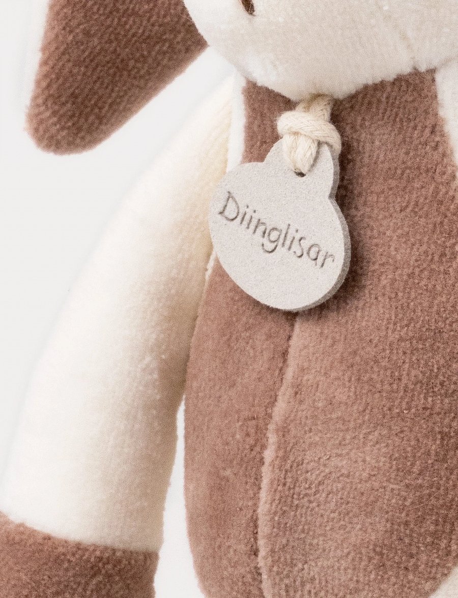 Teddykompaniet - Diinglisar Organic, Rabbit - kuscheltiere - white - 3