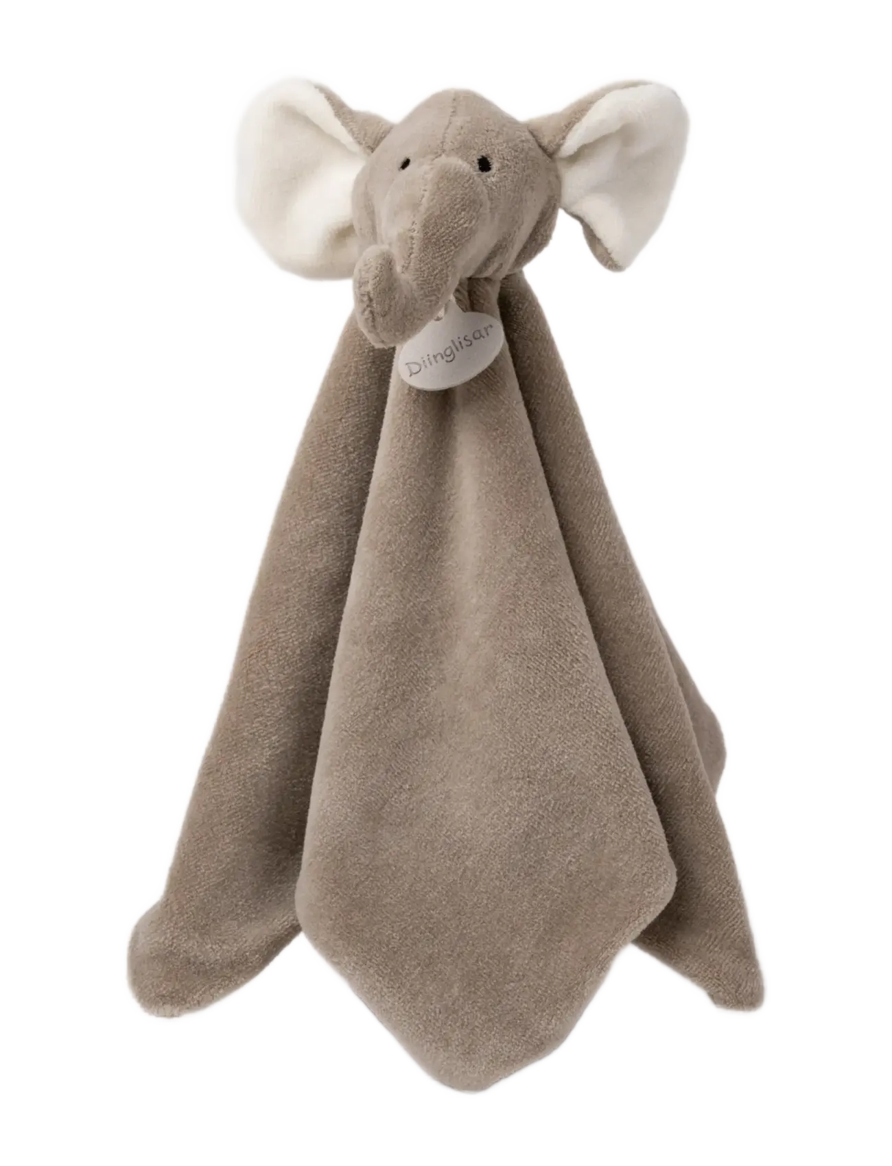 Teddykompaniet Diinglisar Organic, Elephant Doudou - Julklappar till barn - GREY / grey
