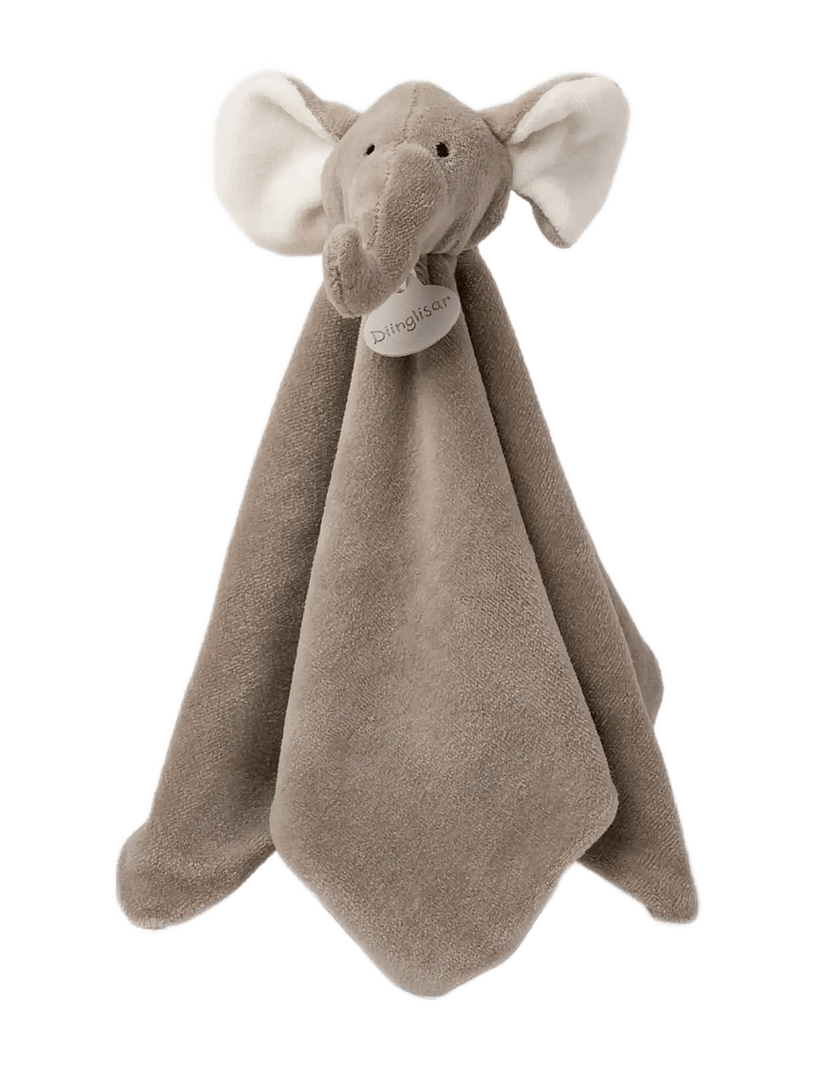 Teddykompaniet - Diinglisar Organic, Elephant Doudou - die niedrigsten preise - grey - 0