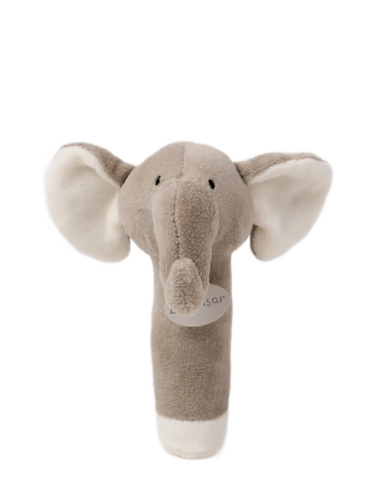 Teddykompaniet Diinglisar Organic, Elephant Rattle - Rasseln - GREY / grey