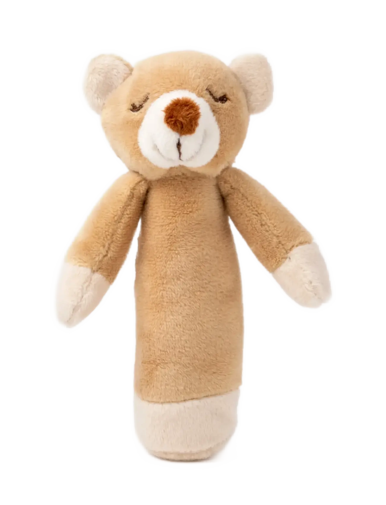 TEDDYKOMPANIET Diinglisar, Teddybear, Rattle Braun - H:14CM - Kinder