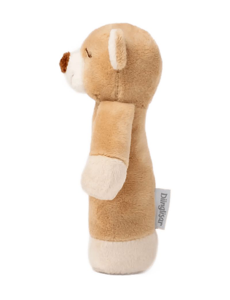 Teddykompaniet - Diinglisar, Teddybear, rattle - hringlur - beige - 1