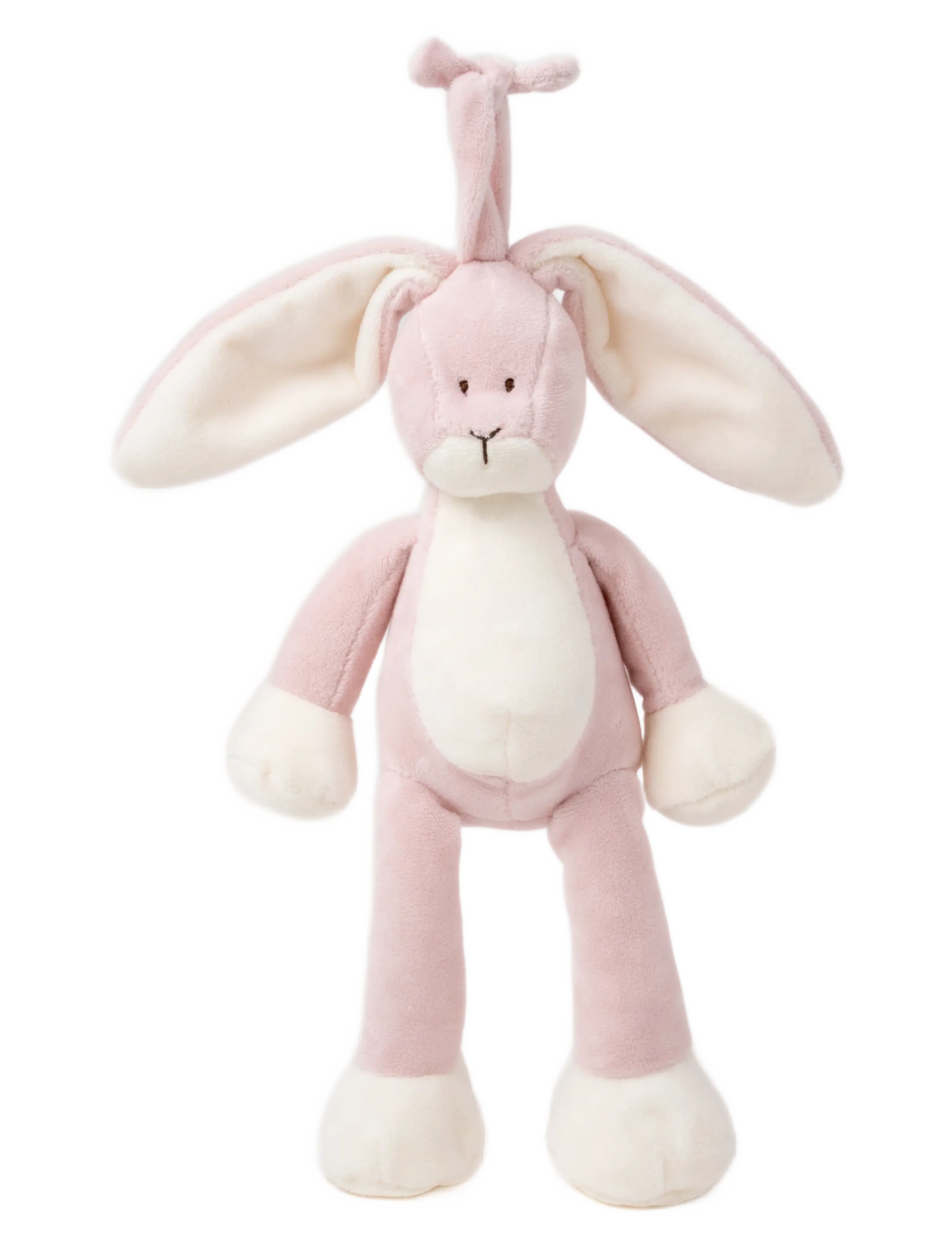 TEDDYKOMPANIET Diinglisar, Musical, Rabbit, Dusty Pink Pink - 25 CM - Kinder