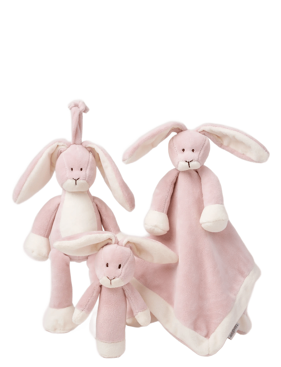 Teddykompaniet - Diinglisar, Musical, Rabbit, Dusty Pink - pehmed loomad - pink - 3