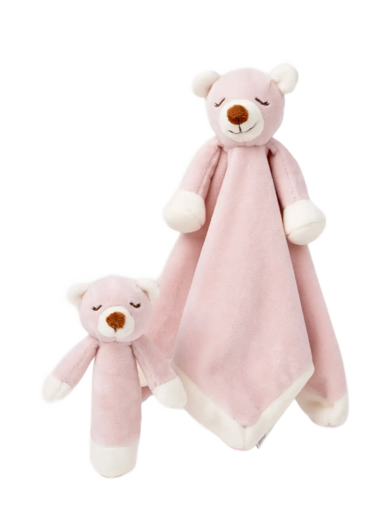 Teddykompaniet - Diinglisar, Blankie, Teddybear, Dusty pink - couvertures câlins - pink - 3