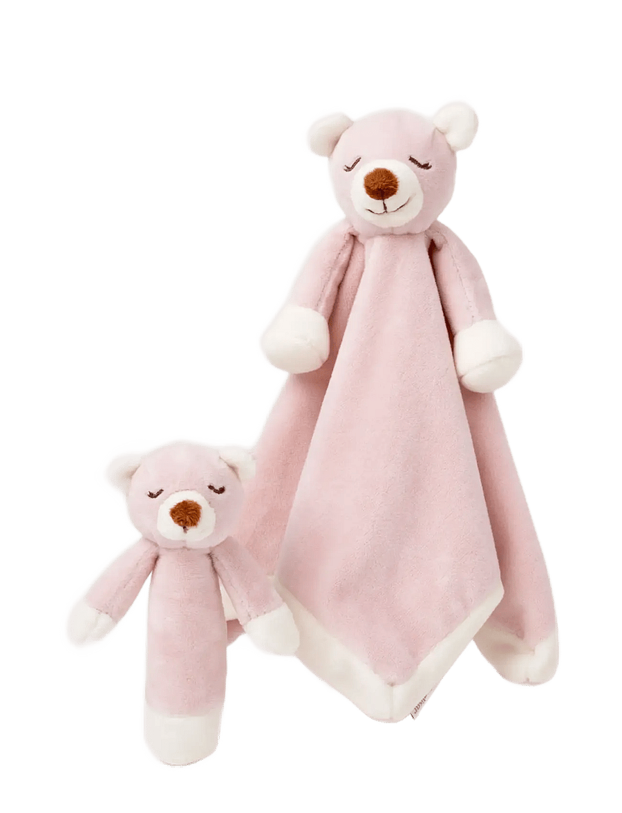 Teddykompaniet - Diinglisar, Blankie, Teddybear, Dusty pink - die niedrigsten preise - pink - 2