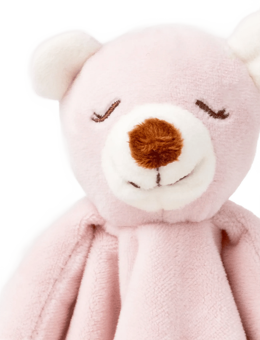 Teddykompaniet - Diinglisar, Blankie, Teddybear, Dusty pink - die niedrigsten preise - pink - 5
