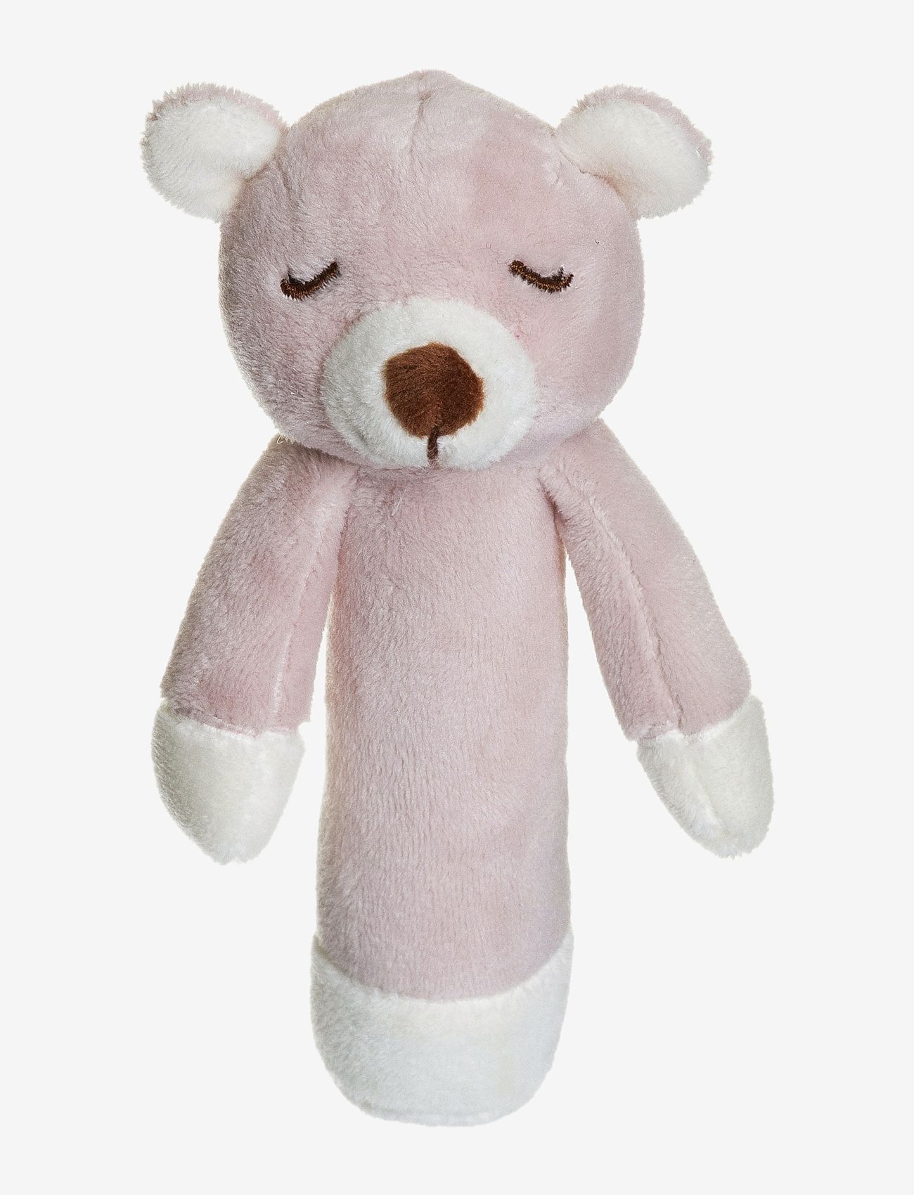 Teddykompaniet - Diinglisar, Rattle, Teddybear, Dusty pink - rasseln - pink - 0