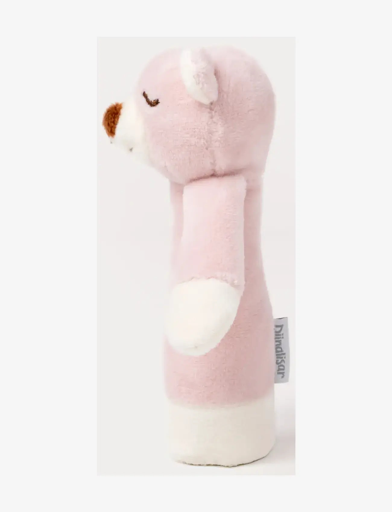 Teddykompaniet - Diinglisar, Rattle, Teddybear, Dusty pink - kõrinad - pink - 1
