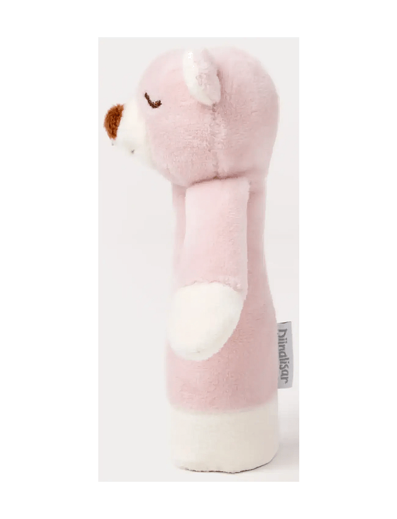 Teddykompaniet - Diinglisar, Rattle, Teddybear, Dusty pink - kõrinad - pink - 1