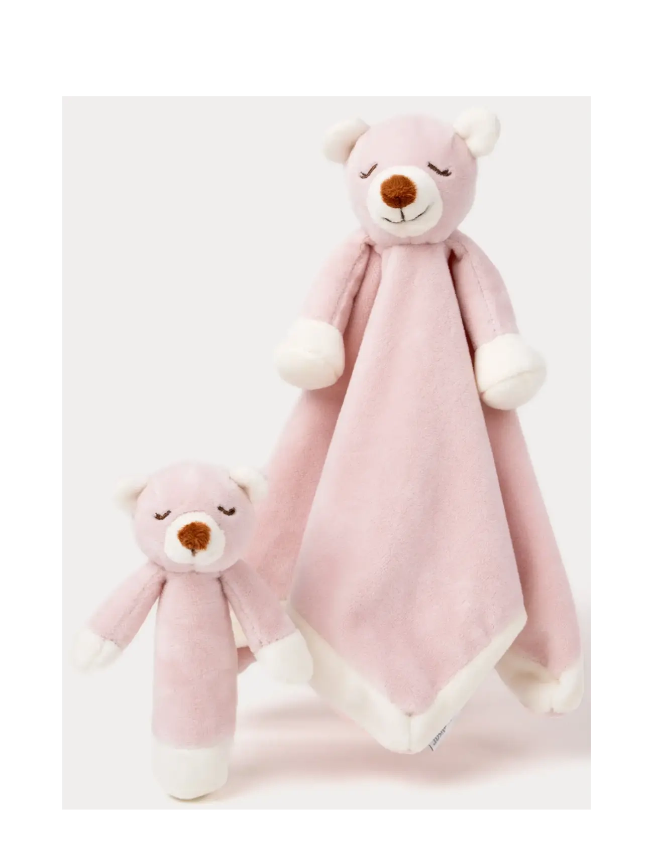 Teddykompaniet - Diinglisar, Rattle, Teddybear, Dusty pink - grabuļi - pink - 3