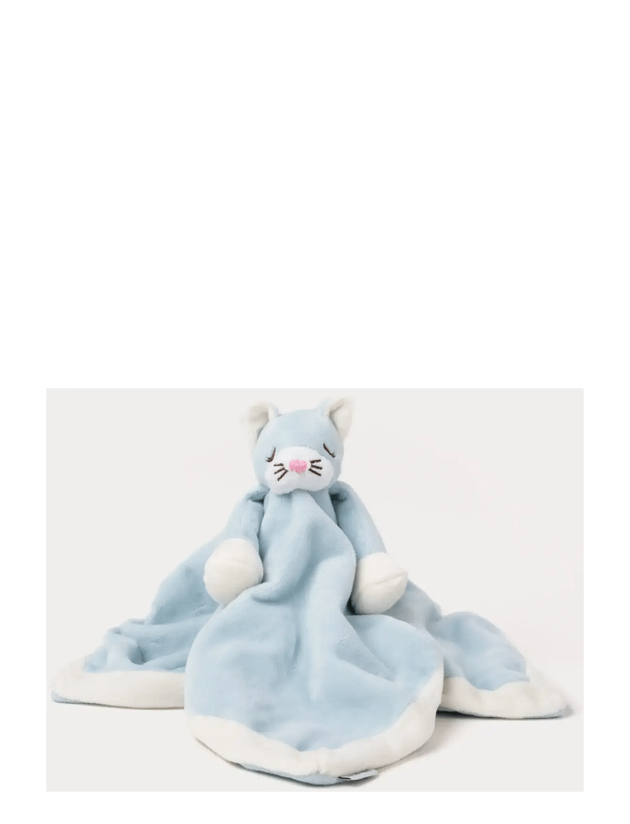 Teddykompaniet - Diinglisar, Blankie, Cat, Baby blue - madalaimad hinnad - blue - 1