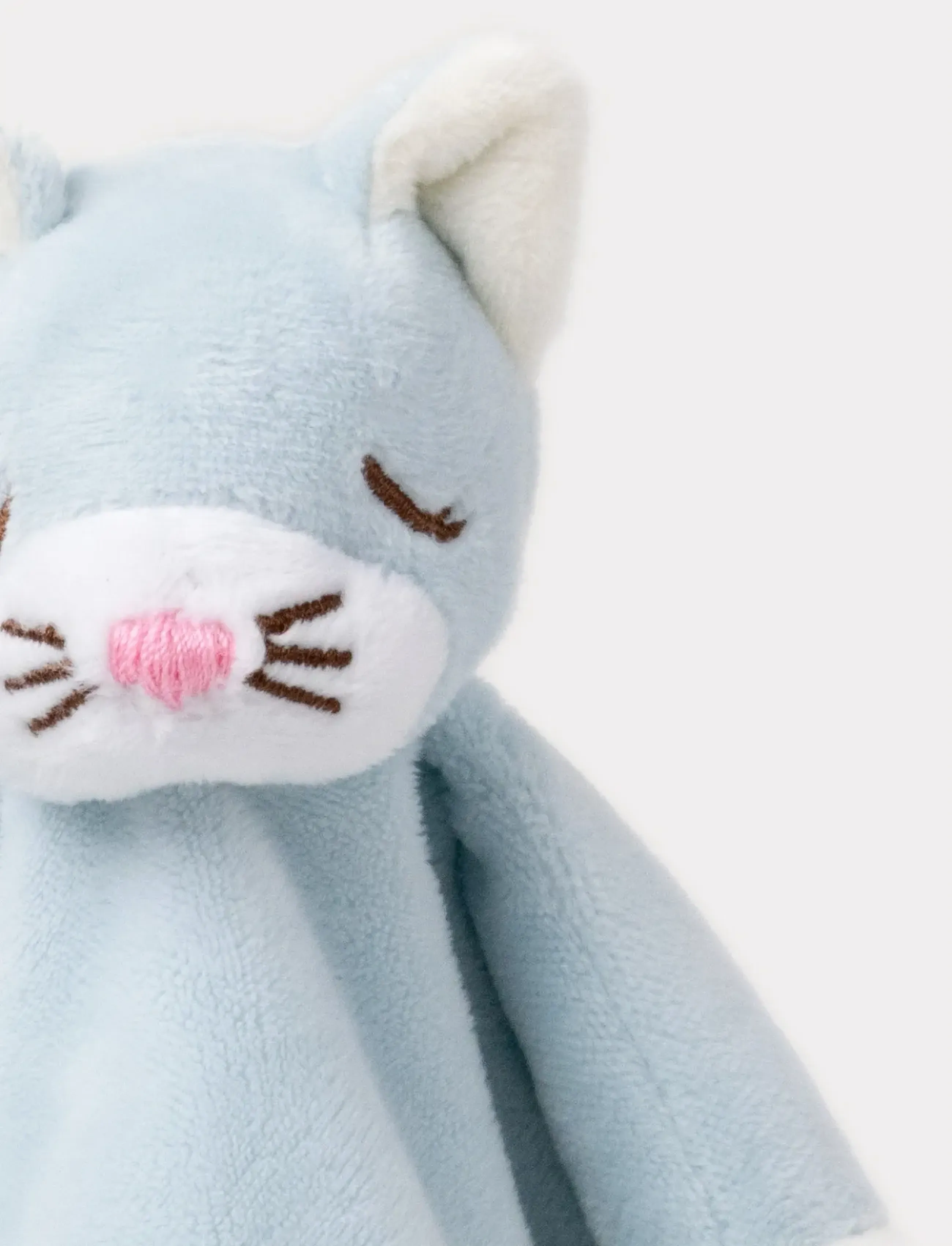 Teddykompaniet - Diinglisar, Blankie, Cat, Baby blue - cuddle blankets - blue - 3