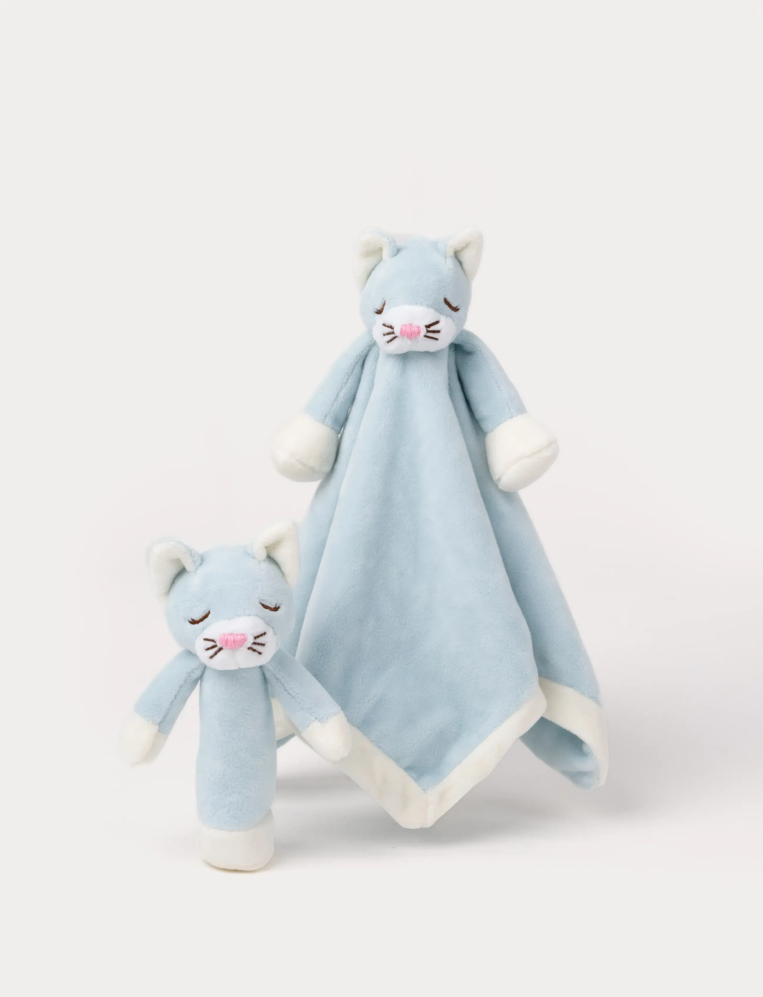 Teddykompaniet Diinglisar, Rattle, Cat, Baby Blue, 14 cm, Spielzeug, Blau - Rattles, Kinder