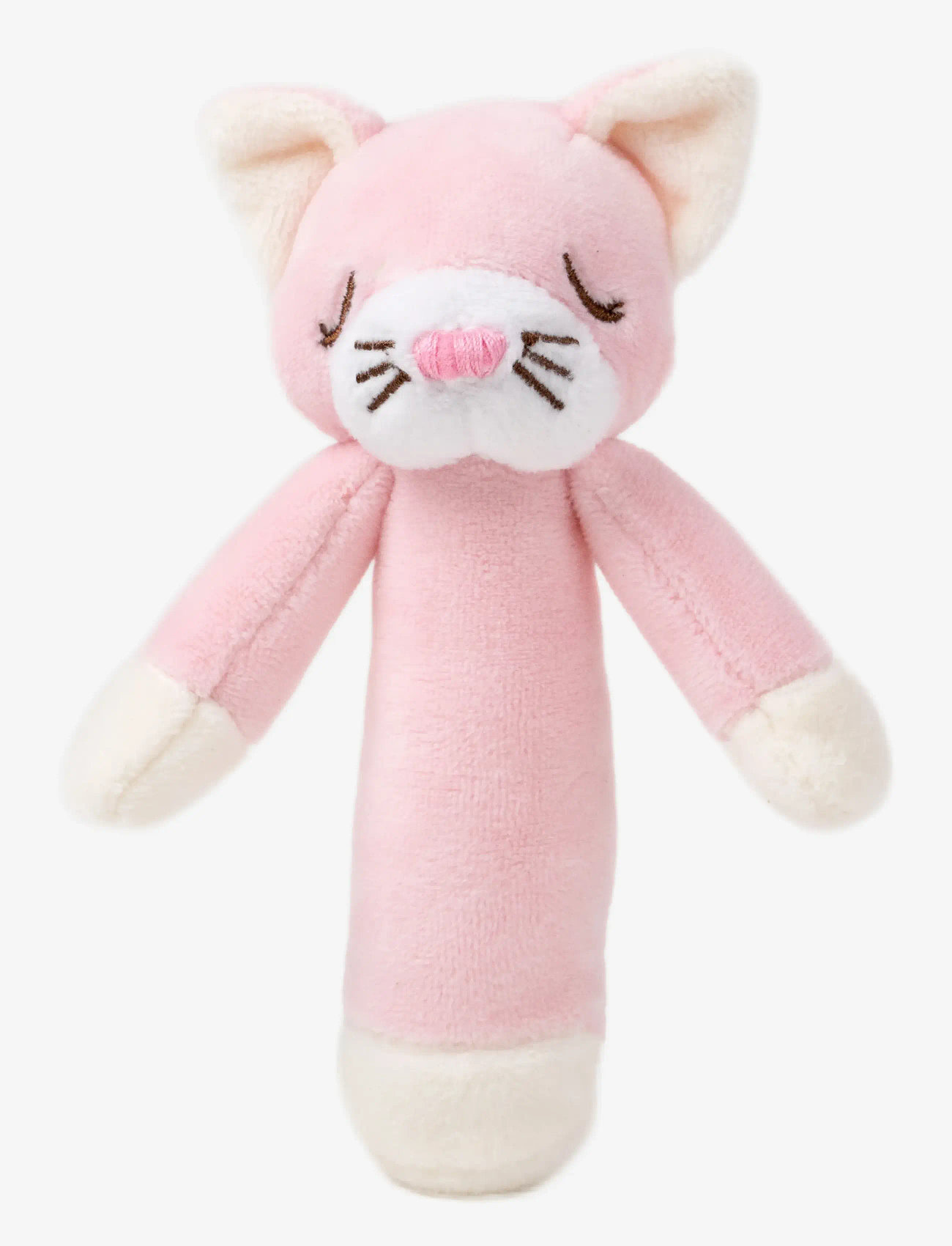 Teddykompaniet - Diinglisar, Rattle, Cat, Baby pink - rasseln - pink - 0