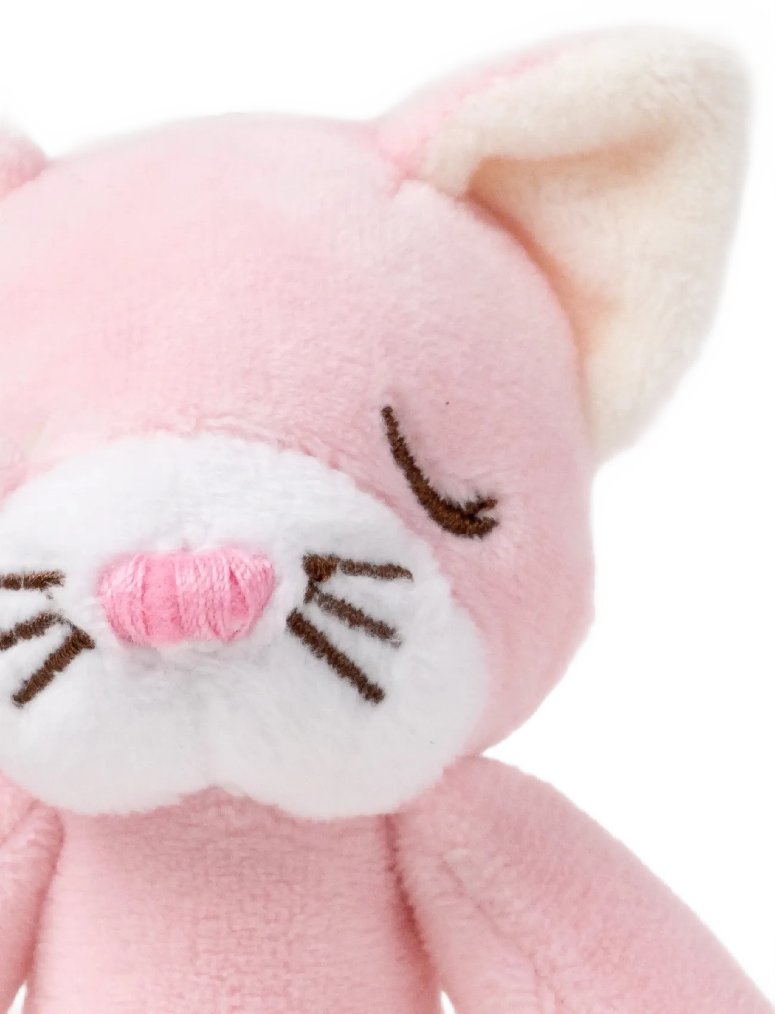 Teddykompaniet - Diinglisar, Rattle, Cat, Baby pink - hristur og hringlur - pink - 2