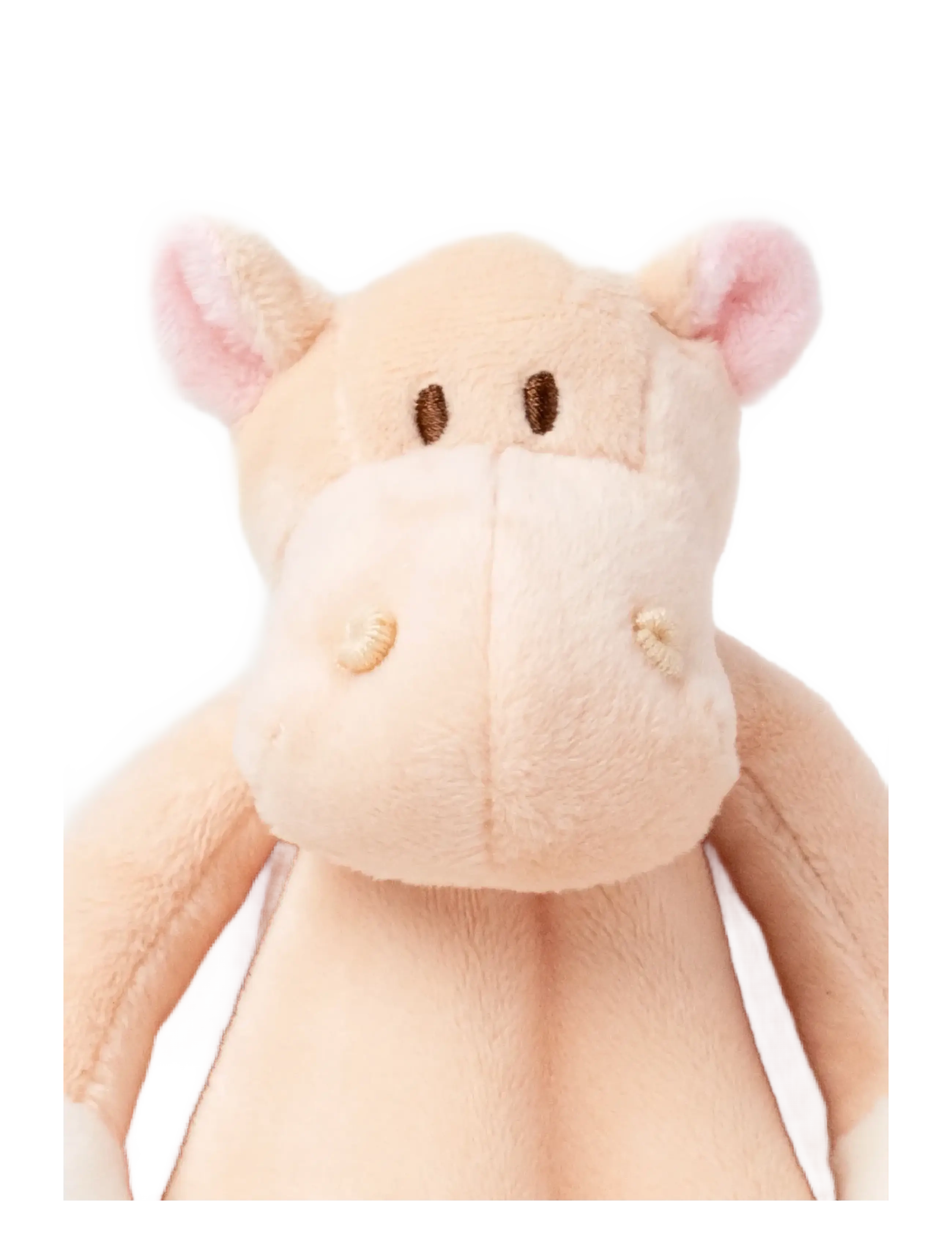 Teddykompaniet - Diinglisar, Blankie, Hippo, Apricot - nusseklude - orange - 3