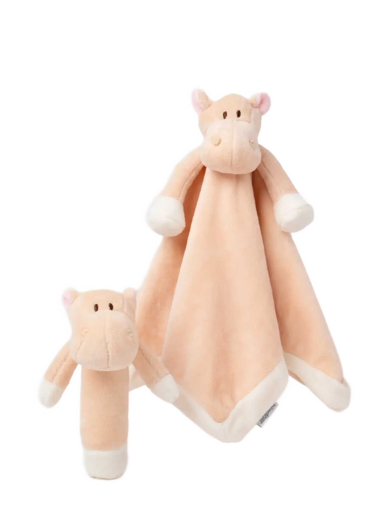Teddykompaniet - Diinglisar, Blankie, Hippo, Apricot - nusseklude - orange - 4