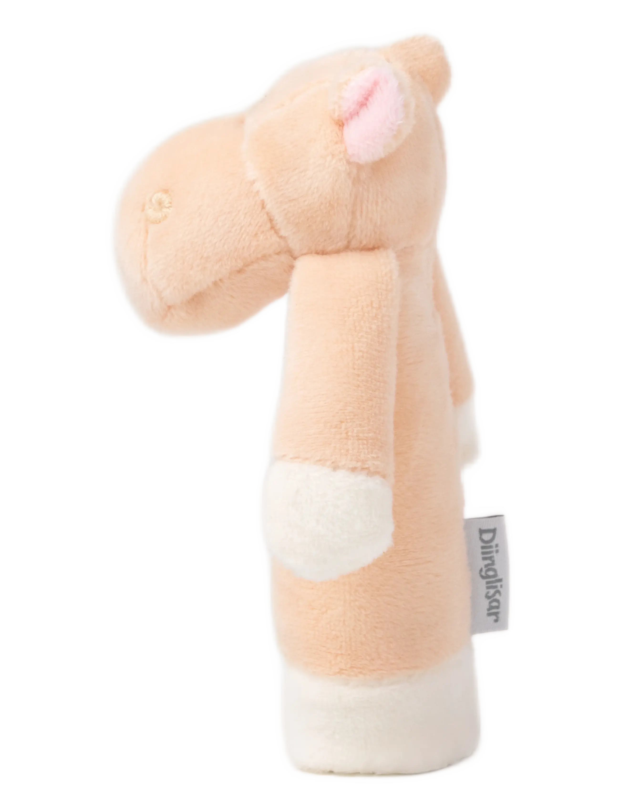 Teddykompaniet - Diinglisar, Rattle, Hippo, Apricot - rangler - orange - 2