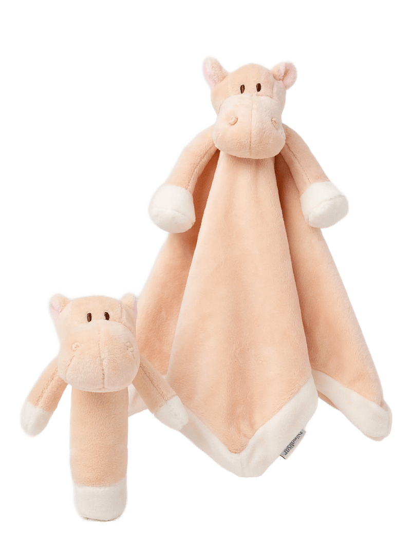 Teddykompaniet - Diinglisar, Rattle, Hippo, Apricot - kõrinad - orange - 3