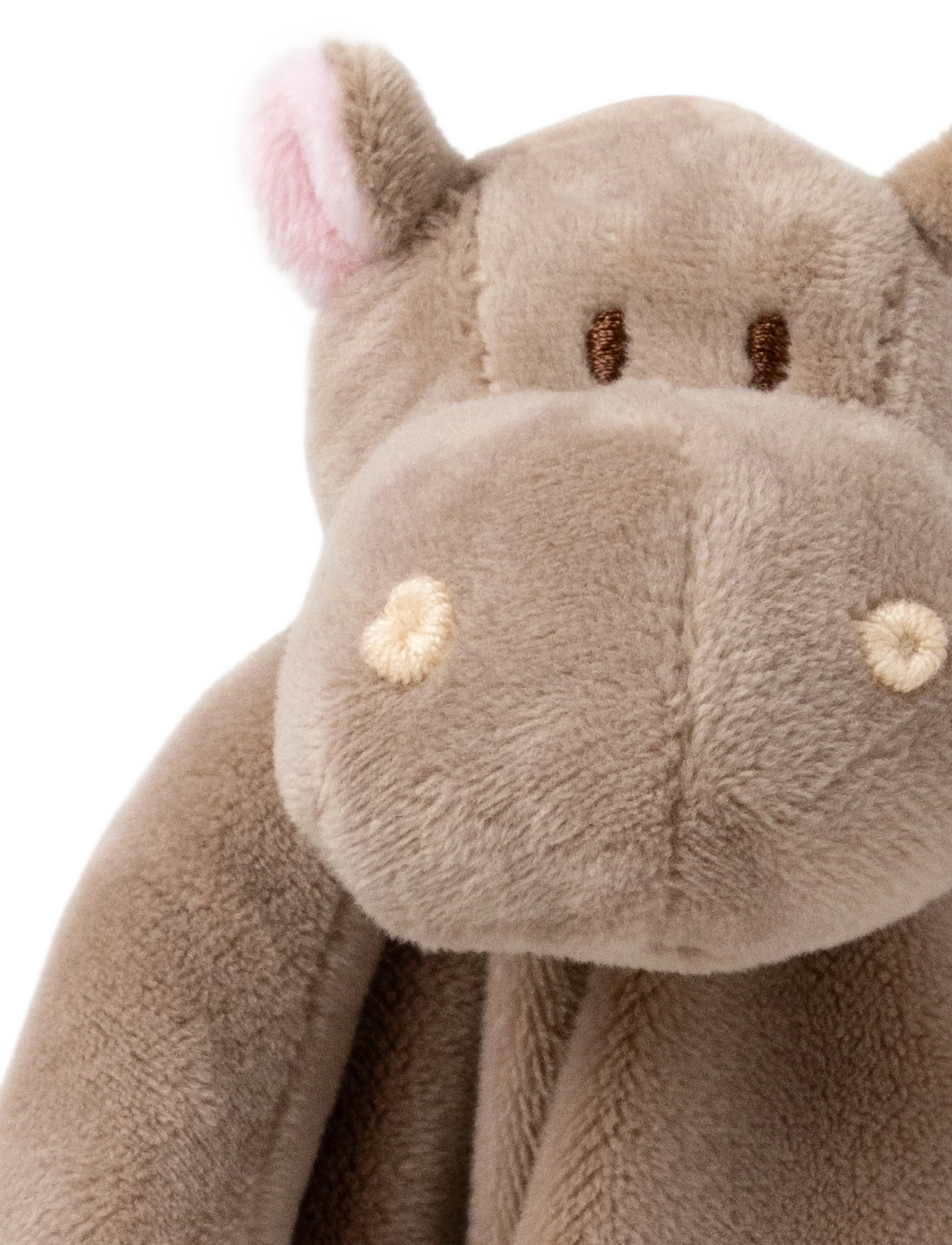 Teddykompaniet - Diinglisar, Blankie, Hippo, Mud - hjúfrunarteppi - grey - 5