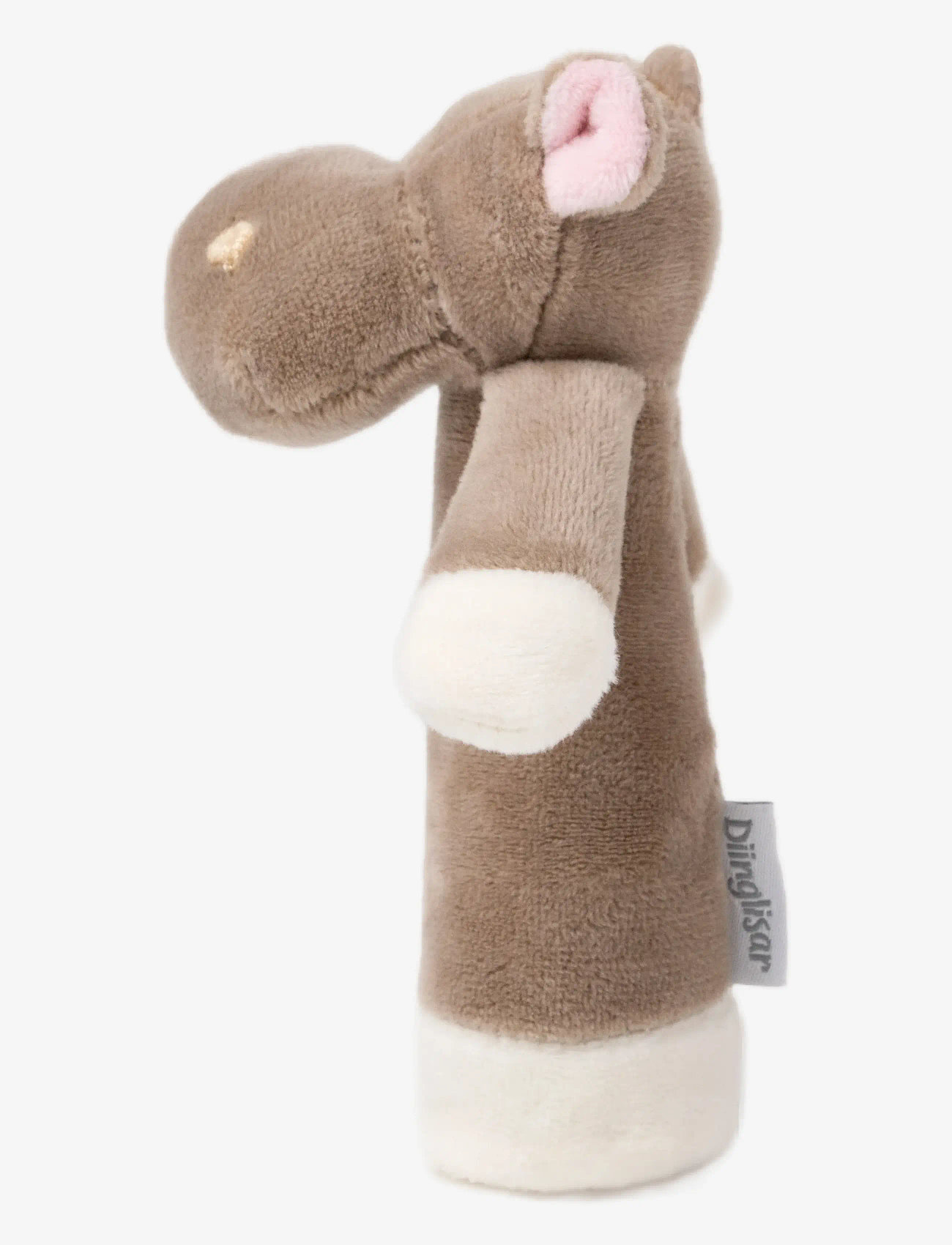 Teddykompaniet - Diinglisar, Rattle, Hippo, Mud - barškučiai - grey - 1