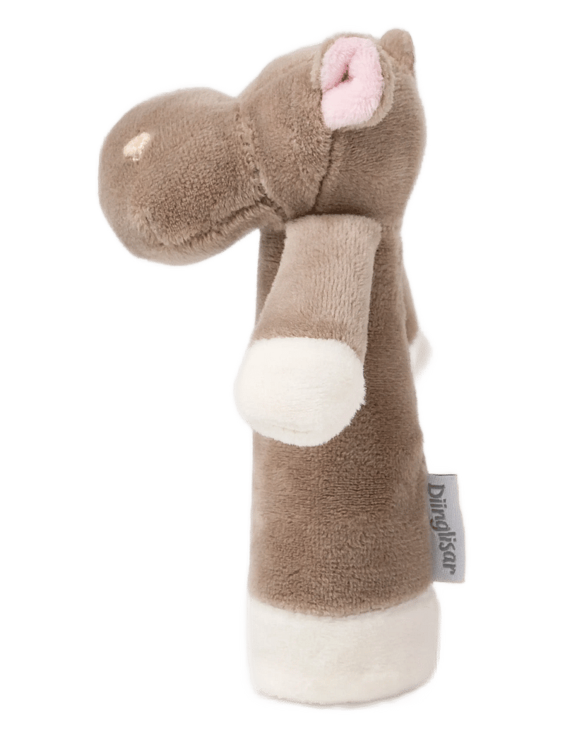 Teddykompaniet - Diinglisar, Rattle, Hippo, Mud - rasseln - grey - 1