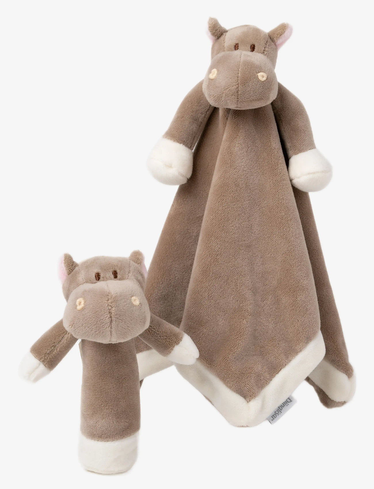 Teddykompaniet - Diinglisar, Rattle, Hippo, Mud - barškučiai - grey - 2