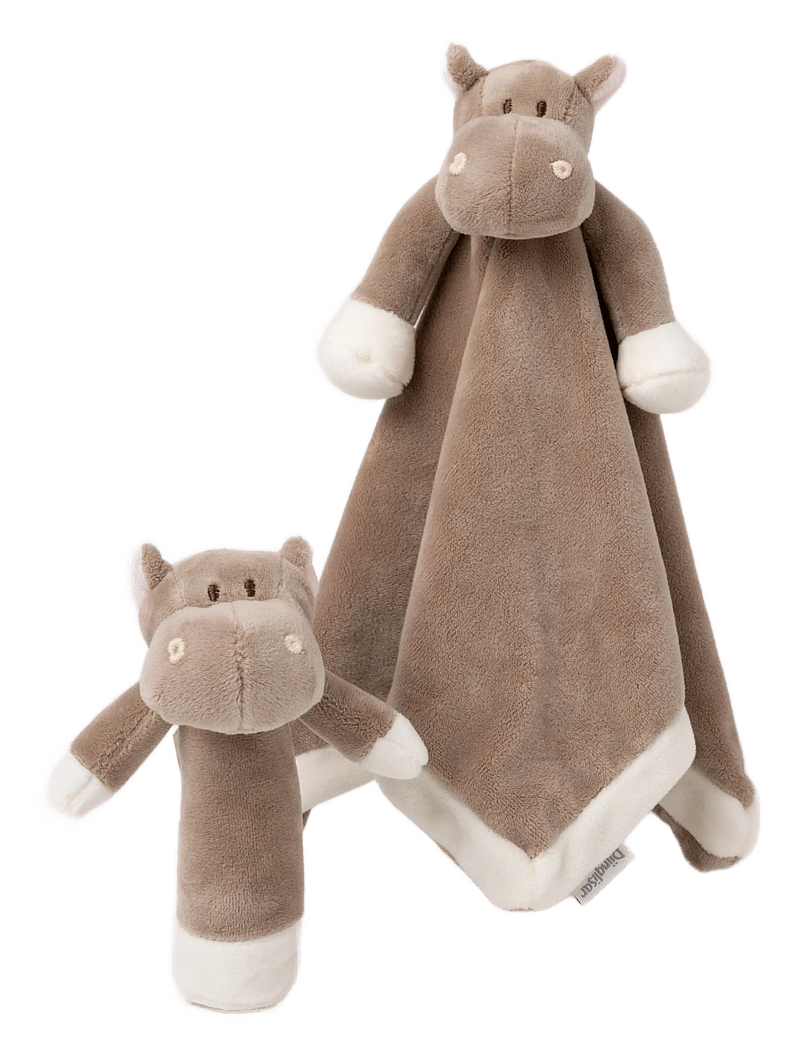 Teddykompaniet - Diinglisar, Rattle, Hippo, Mud - rasseln - grey - 2