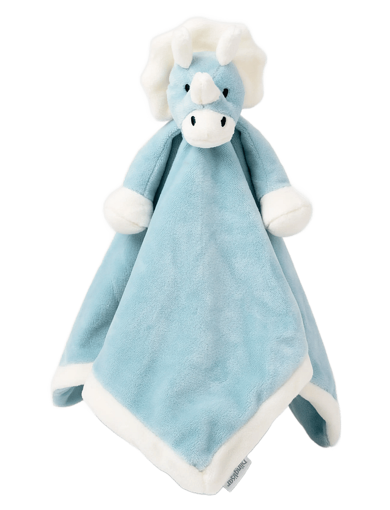 Teddykompaniet - Diinglisar, Blankie, Dino, Teal - schmusetuch - blue - 0