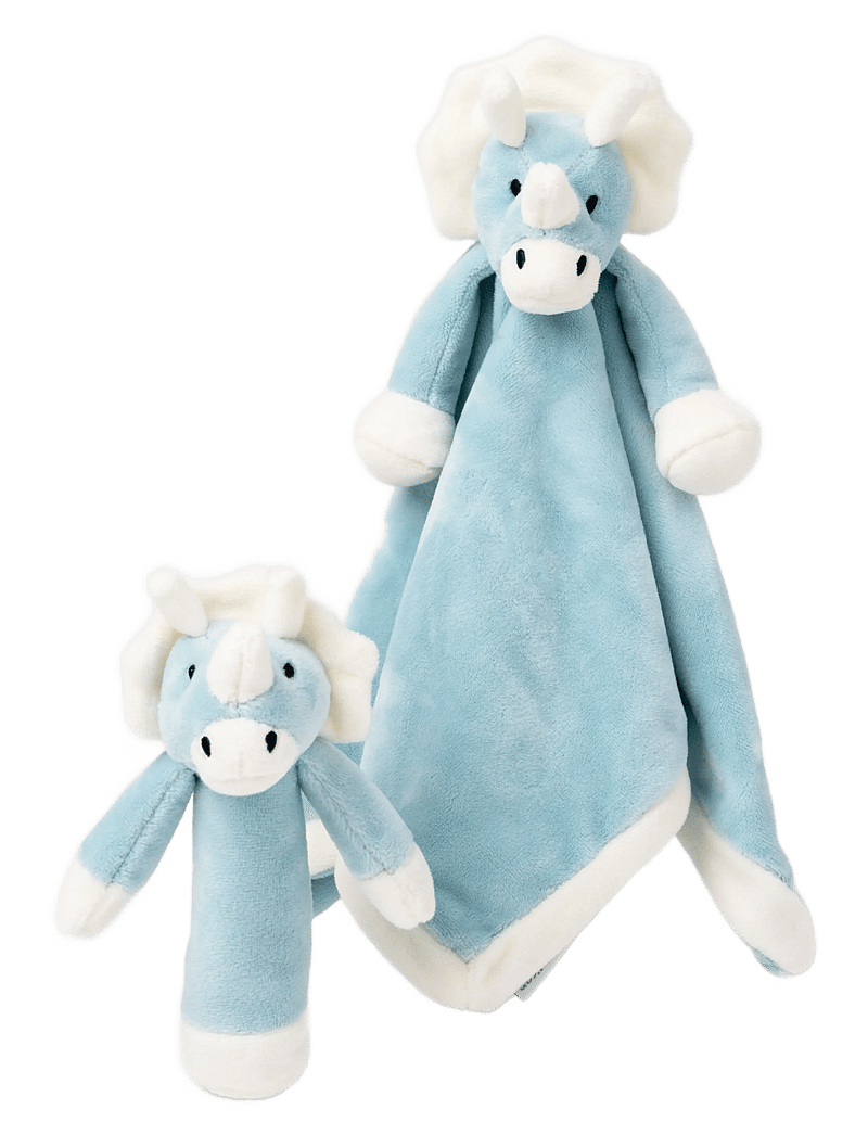 Teddykompaniet - Diinglisar, Blankie, Dino, Teal - schmusetuch - blue - 2