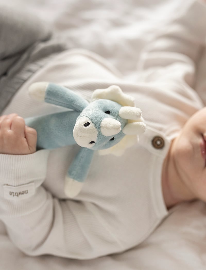 Teddykompaniet - Diinglisar, Rattle, Dino, Teal - rasseln - blue - 0