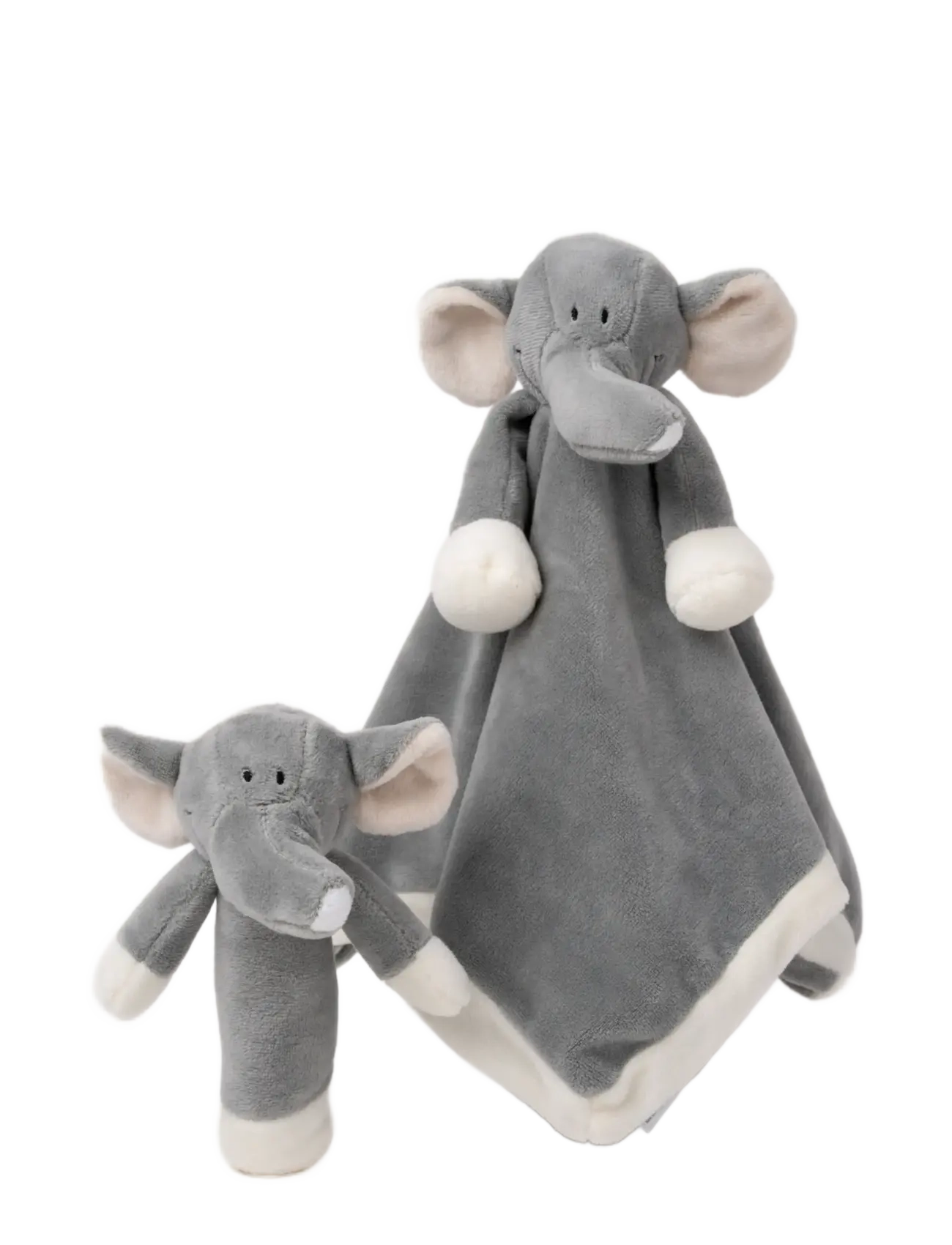 Teddykompaniet - Diinglisar, Blankie, Elephant, Grey - schmusetuch - grey - 4