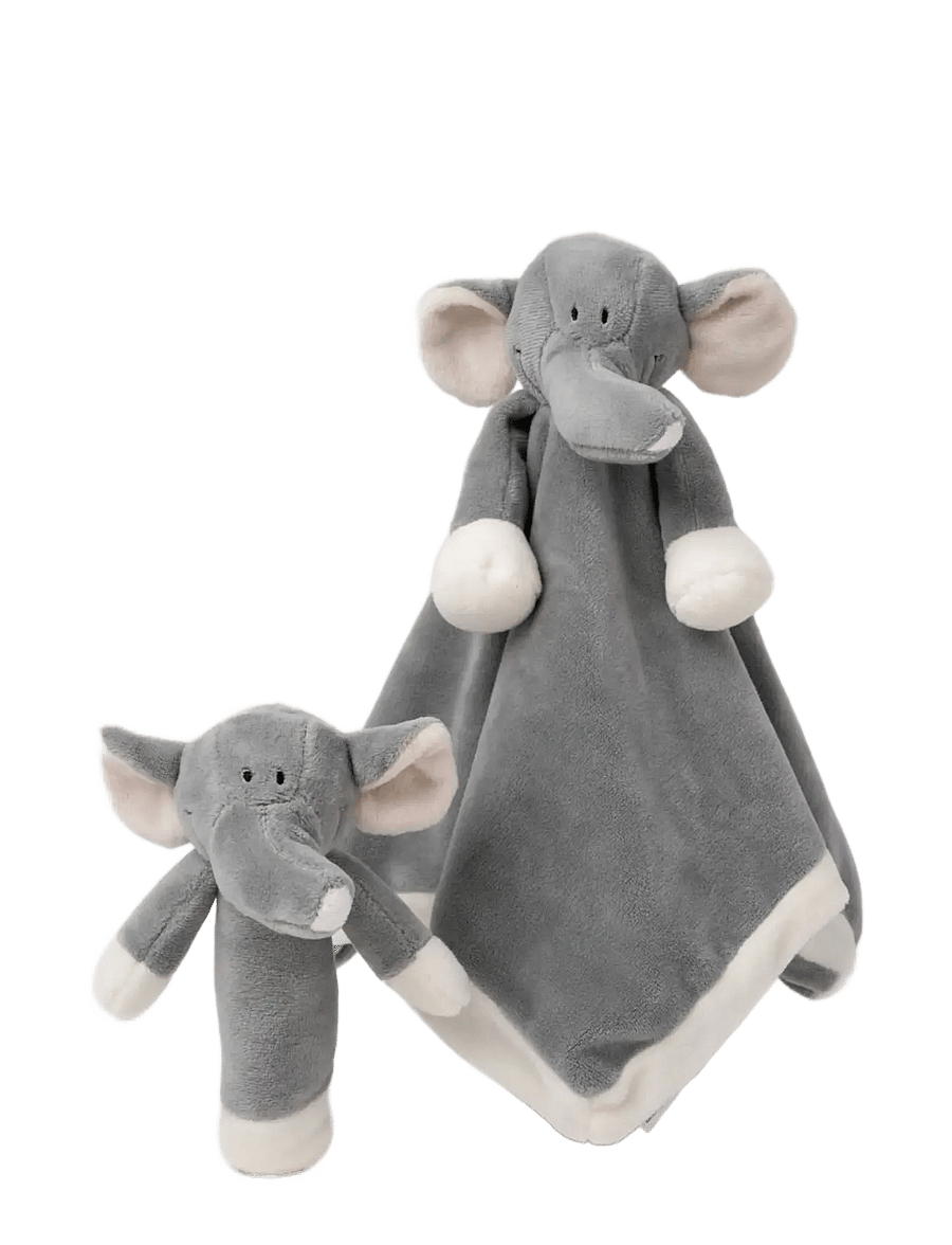 Teddykompaniet - Diinglisar, Blankie, Elephant, Grey - couvertures câlins - grey - 4
