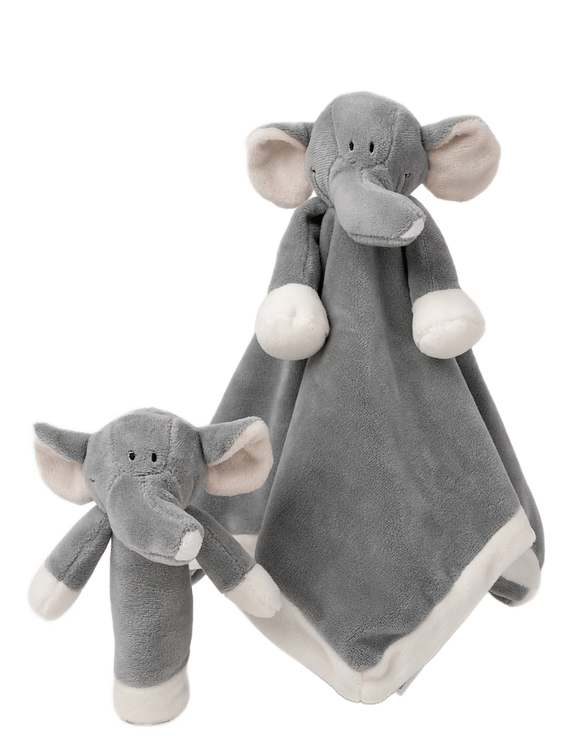 Teddykompaniet - Diinglisar, Rattle, Elephant, Grey - kõrinad - grey - 3