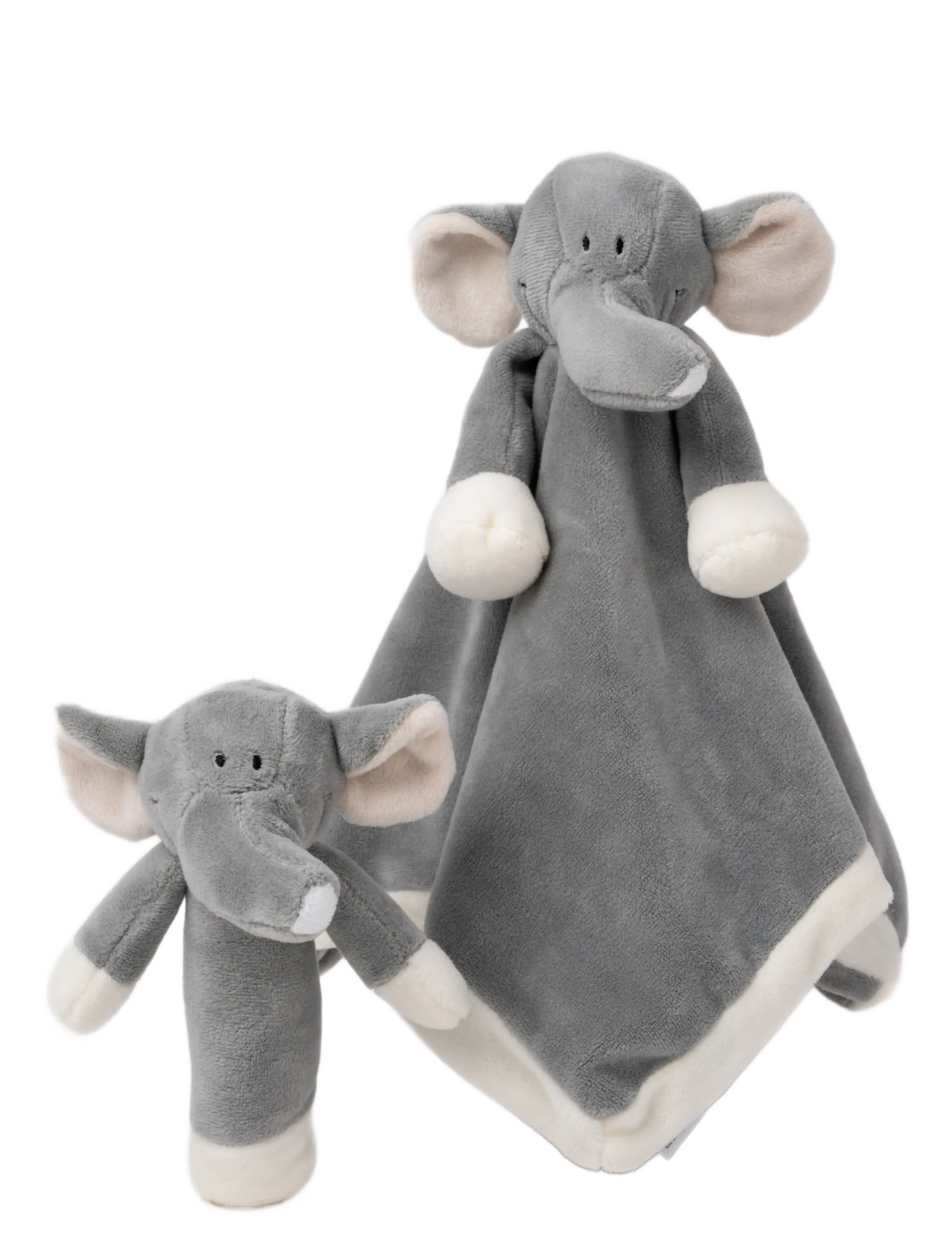 Teddykompaniet - Diinglisar, Rattle, Elephant, Grey - rangler - grey - 3