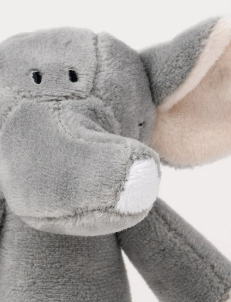 Teddykompaniet - Diinglisar, Rattle, Elephant, Grey - kõrinad - grey - 4