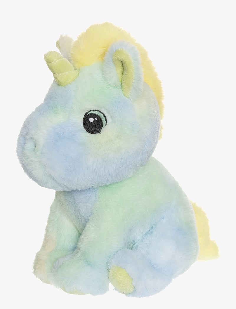 Teddykompaniet - Unicorn, rainbowcoloured, yellow - kuscheltiere - yellow - 0