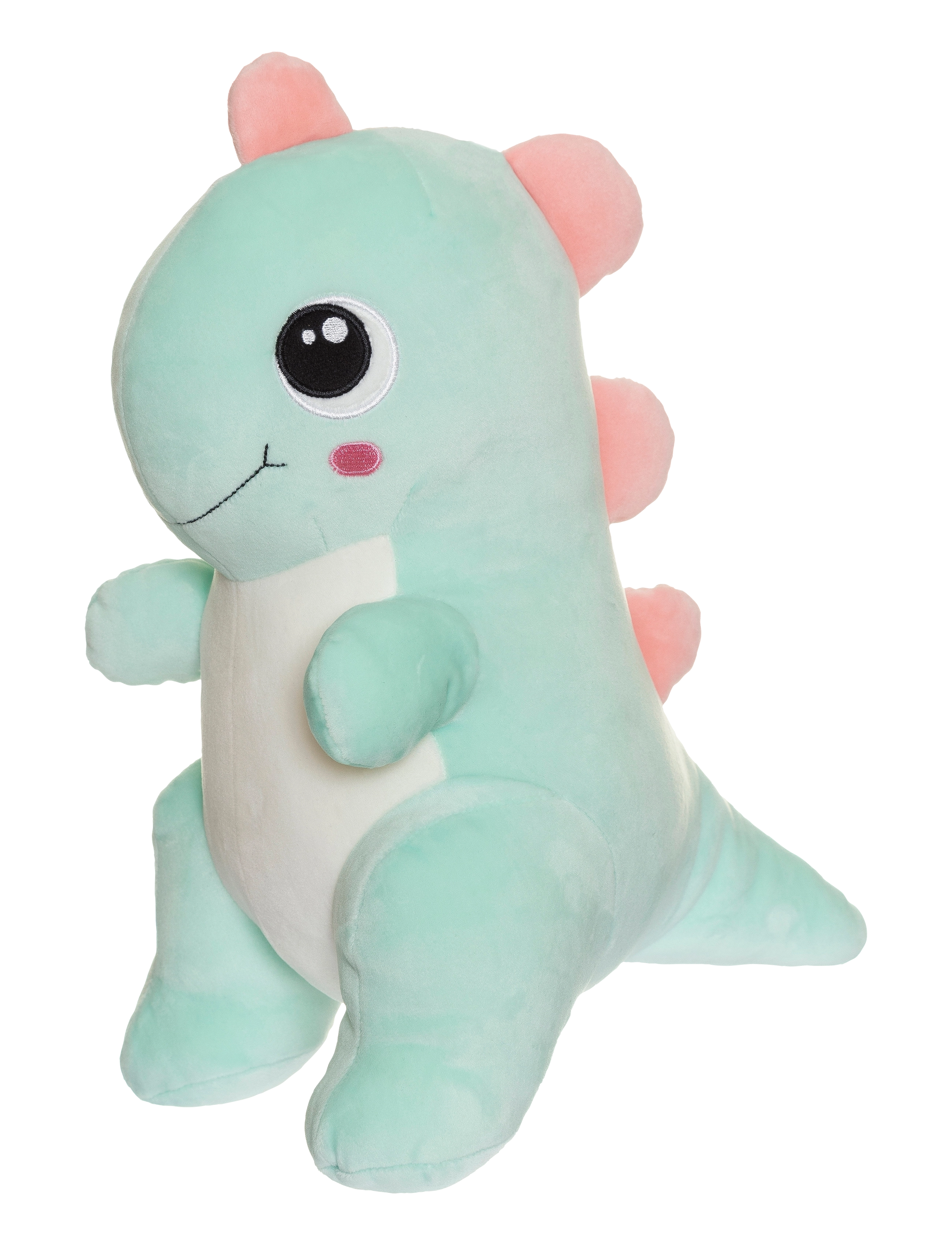 Teddykompaniet Squeezie, Sitting Dino, Pistacchio, Børn, Stuffed Dyr, Multi/mønstret, Str: 25 cm