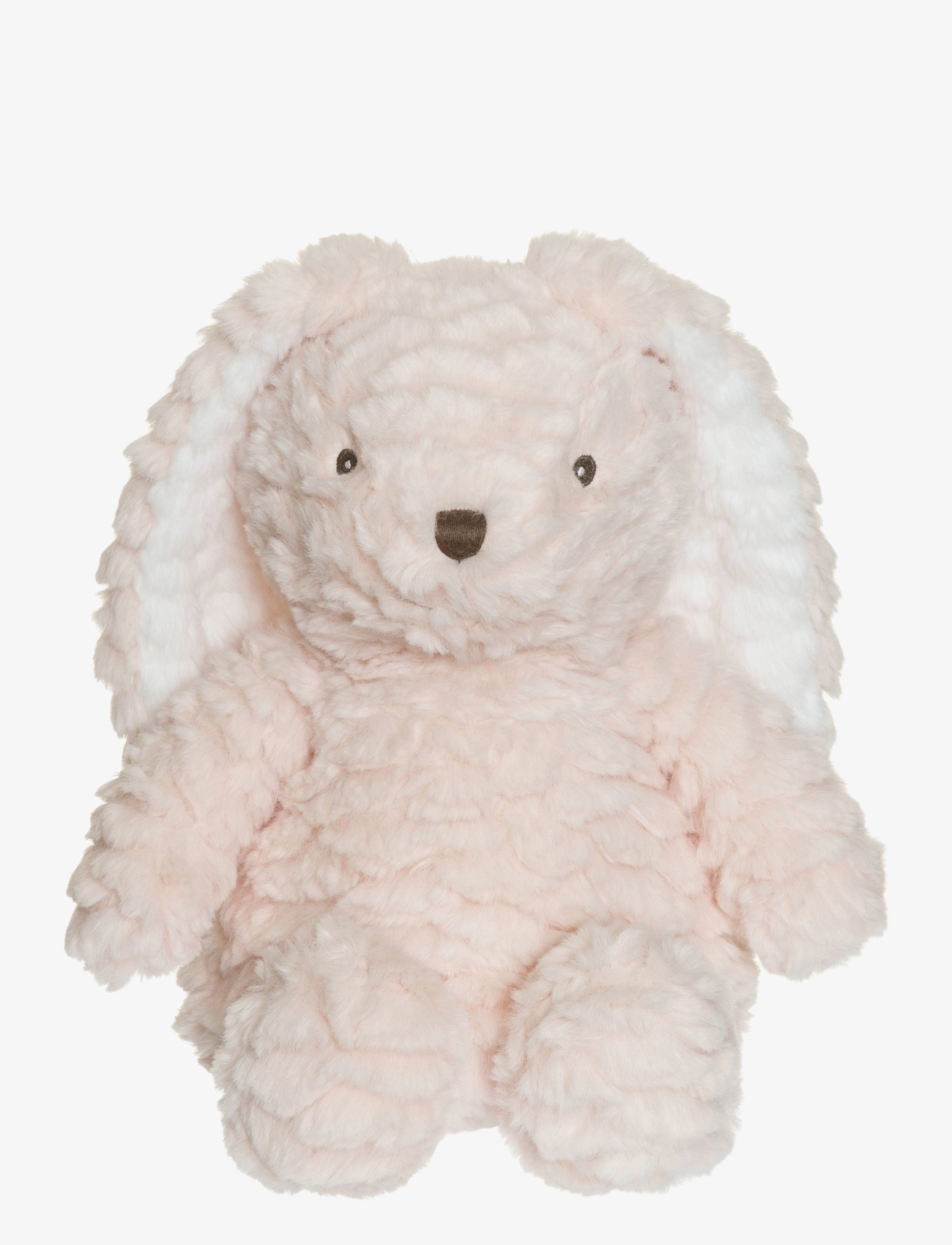 TEDDYKOMPANIET Teddy Heaters, Rabbit With Wavy Pelz, Pink Pink - 35 CM - Kinder