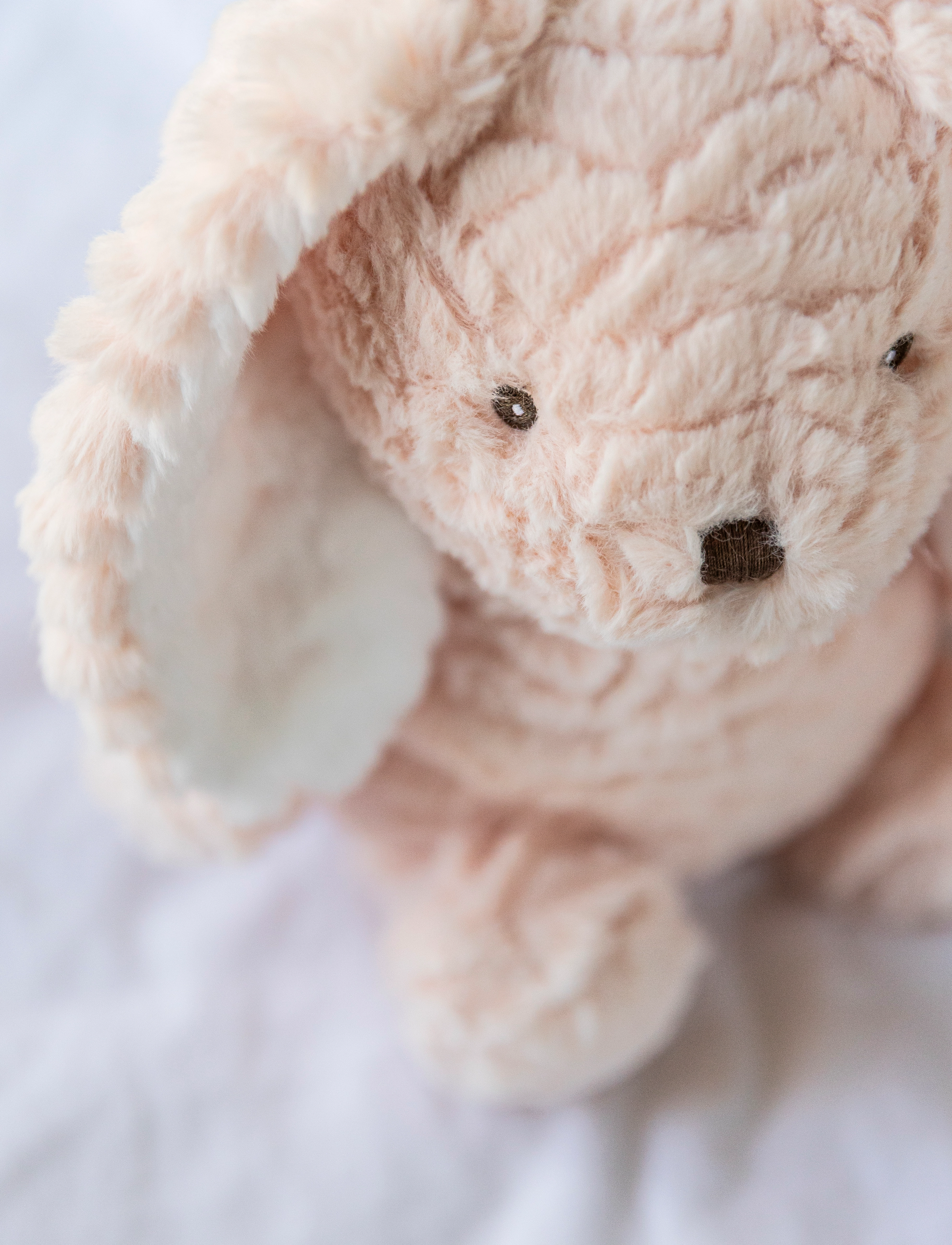 Teddykompaniet - Teddy Heaters, Rabbit with wavy fur, pink - kuscheltiere - pink - 3