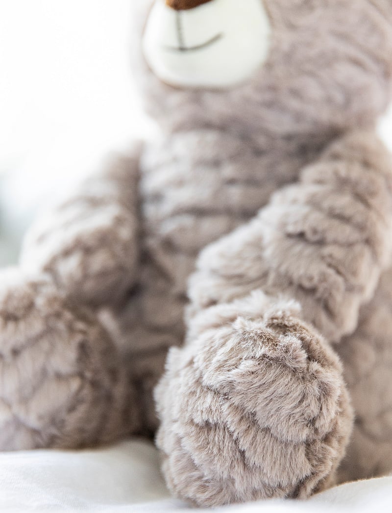 Teddykompaniet - Teddy Heaters, Teddybear w. wavy fur, latte - kaisukarud - brown - 3