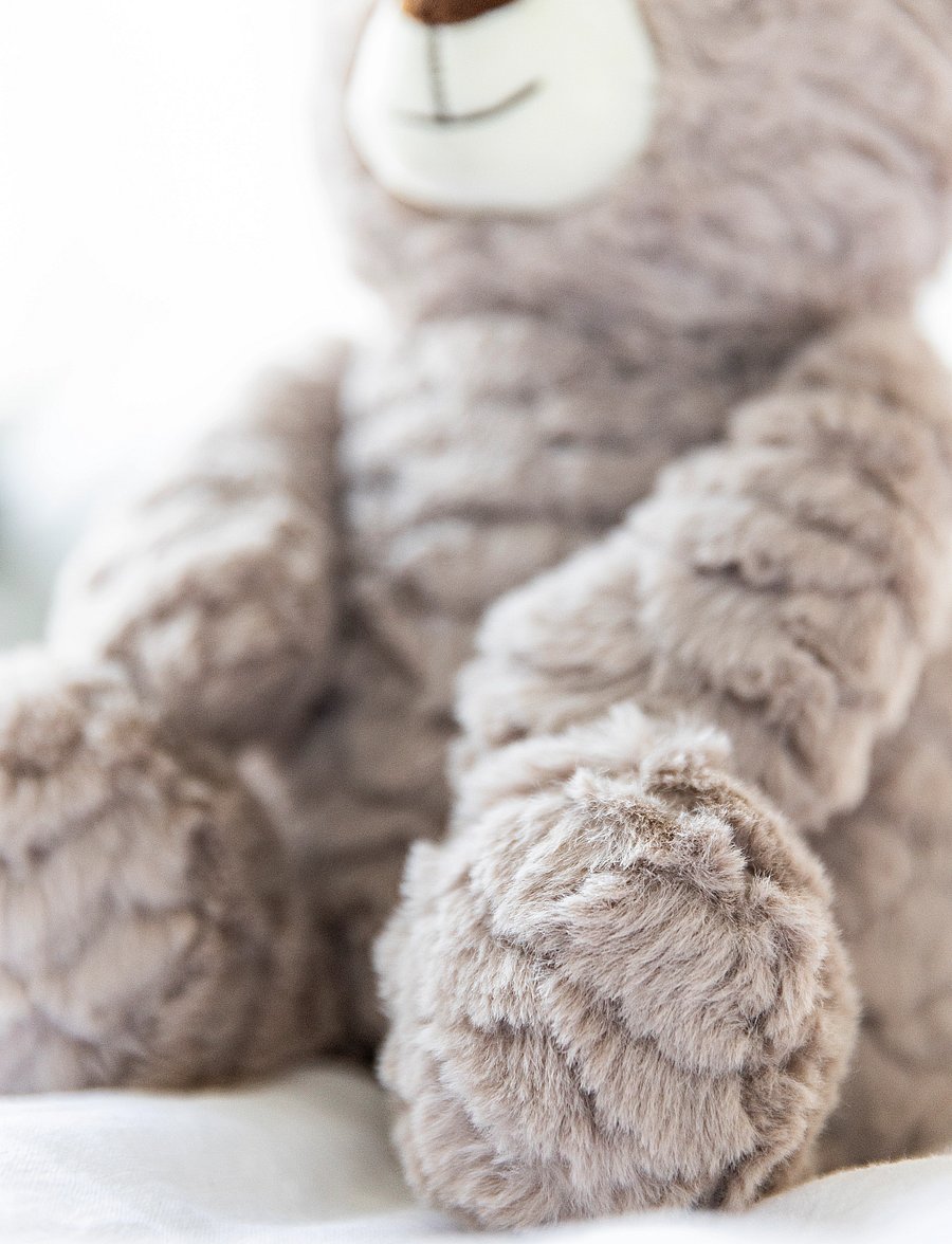 Teddykompaniet - Teddy Heaters, Teddybear w. wavy fur, latte - teddybären - brown - 3